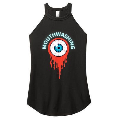 Mouthwashing Eye Art For Horror Fans Women's Perfect Tri Rocker Tank