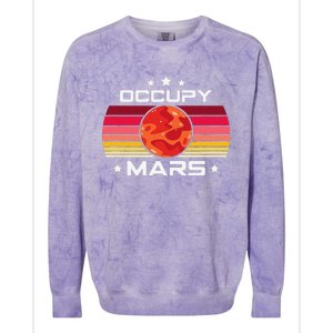 Mars Explorers Astronomy Lovers Planetary Science Colorblast Crewneck Sweatshirt