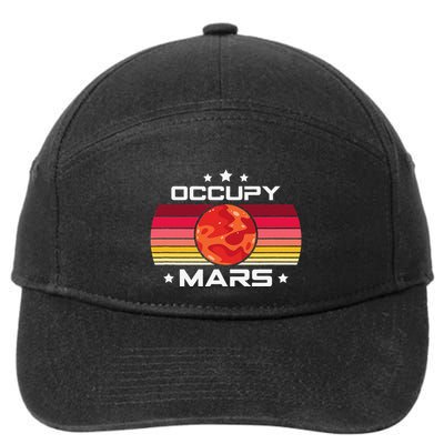 Mars Explorers Astronomy Lovers Planetary Science 7-Panel Snapback Hat