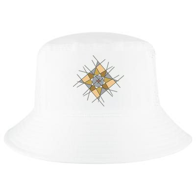 Modernhip Earthy Asymmetrical Mandala Cool Comfort Performance Bucket Hat