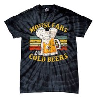 Mouse Ears And Cold Beers Vintage Retro Beer Drinkers Tie-Dye T-Shirt