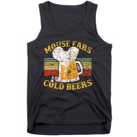 Mouse Ears And Cold Beers Vintage Retro Beer Drinkers Tank Top