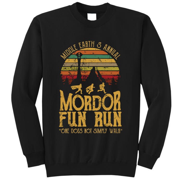 Middle EarthS Annual Mordor Fun Run One Does Not Simply Walk Into Mordor Sweatshirt