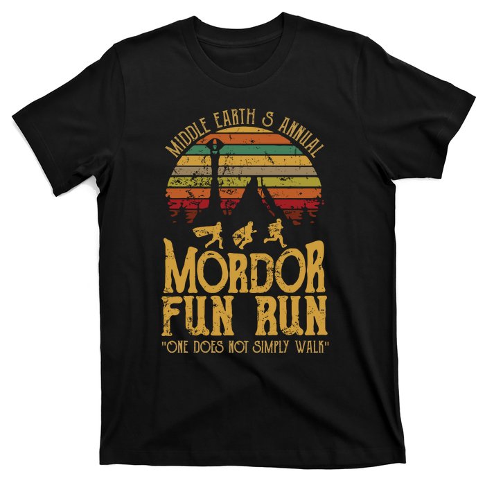 Middle EarthS Annual Mordor Fun Run One Does Not Simply Walk Into Mordor T-Shirt