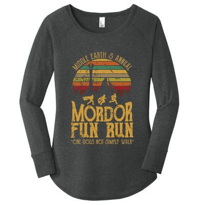 Middle EarthS Annual Mordor Fun Run One Does Not Simply Walk Into Mordor Women's Perfect Tri Tunic Long Sleeve Shirt