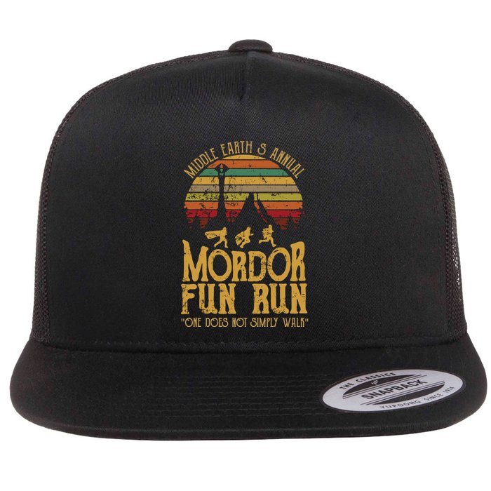 Middle EarthS Annual Mordor Fun Run One Does Not Simply Walk Into Mordor Flatbill Hat