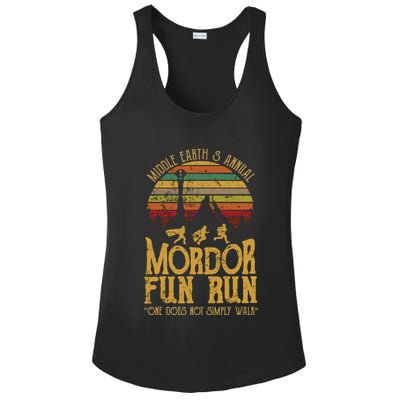 Middle EarthS Annual Mordor Fun Run One Does Not Simply Walk Into Mordor Ladies PosiCharge Competitor Racerback Tank