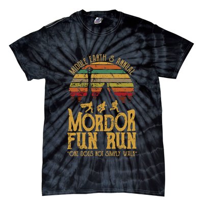 Middle EarthS Annual Mordor Fun Run One Does Not Simply Walk Into Mordor Tie-Dye T-Shirt