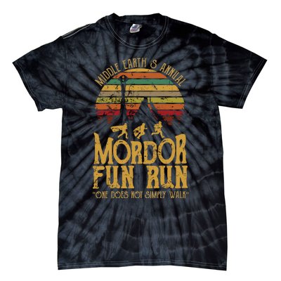 Middle EarthS Annual Mordor Fun Run One Does Not Simply Walk Into Mordor Tie-Dye T-Shirt