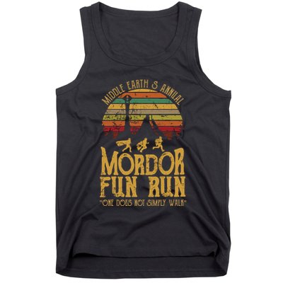 Middle EarthS Annual Mordor Fun Run One Does Not Simply Walk Into Mordor Tank Top