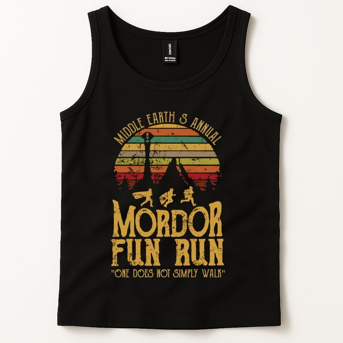 Middle EarthS Annual Mordor Fun Run One Does Not Simply Walk Into Mordor Tank Top