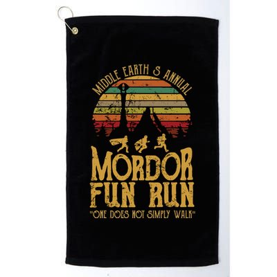 Middle EarthS Annual Mordor Fun Run One Does Not Simply Walk Into Mordor Golf Towel