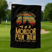 Middle EarthS Annual Mordor Fun Run One Does Not Simply Walk Into Mordor Golf Towel