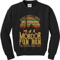 Middle EarthS Annual Mordor Fun Run One Does Not Simply Walk Into Mordor Kids Sweatshirt