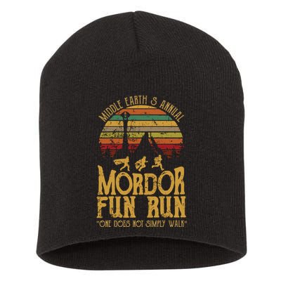 Middle EarthS Annual Mordor Fun Run One Does Not Simply Walk Into Mordor Short Acrylic Beanie