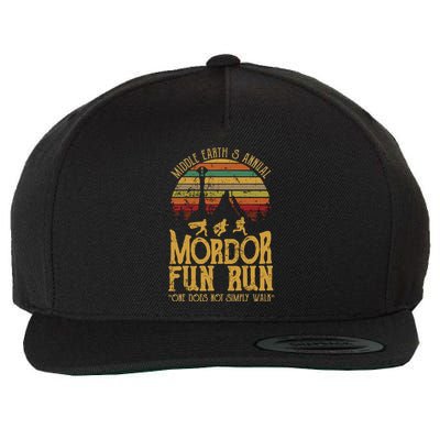 Middle EarthS Annual Mordor Fun Run One Does Not Simply Walk Into Mordor Wool Snapback Cap