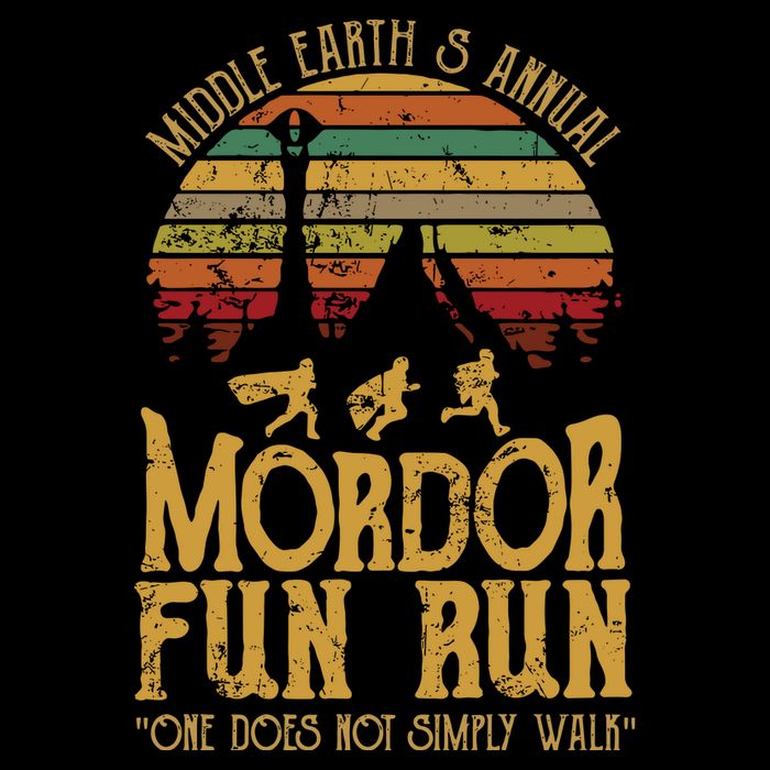 Middle EarthS Annual Mordor Fun Run One Does Not Simply Walk Into Mordor Kids T-Shirt