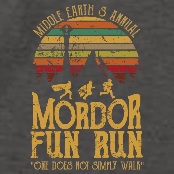 Middle EarthS Annual Mordor Fun Run One Does Not Simply Walk Into Mordor Vector Backpack