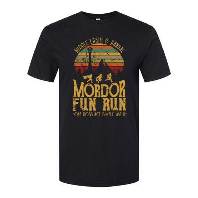 Middle EarthS Annual Mordor Fun Run One Does Not Simply Walk Into Mordor Softstyle CVC T-Shirt