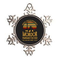 Middle Earth's Annual Mordor Fun Run Metallic Star Ornament