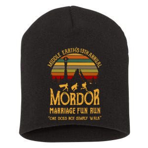 Middle Earth's Annual Mordor Fun Run Short Acrylic Beanie