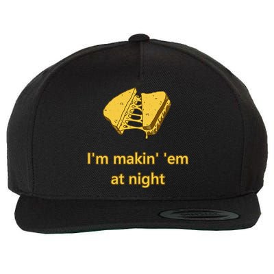 Makin Em At Night Wool Snapback Cap