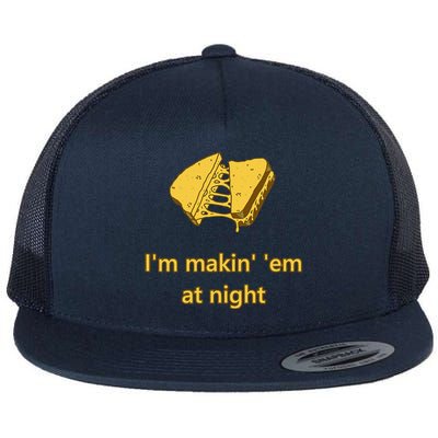 Makin Em At Night Flat Bill Trucker Hat