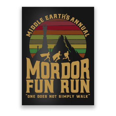 Middle EarthS Annual Fun Run Poster