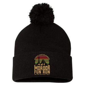 Middle EarthS Annual Fun Run Pom Pom 12in Knit Beanie