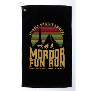 Middle EarthS Annual Fun Run Platinum Collection Golf Towel