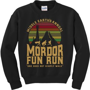 Middle EarthS Annual Fun Run Kids Sweatshirt