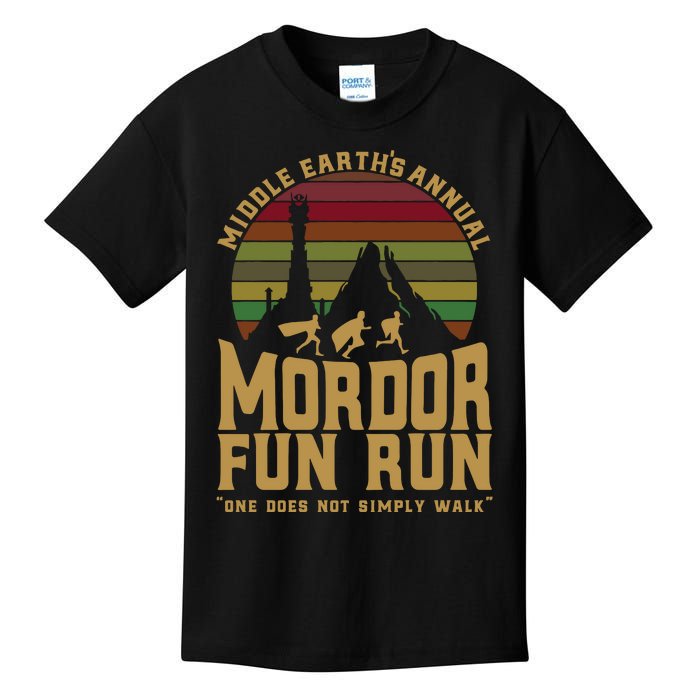 Middle EarthS Annual Fun Run Kids T-Shirt