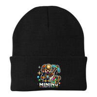 Mining Expert At Play! Pixelated Miner Beanie