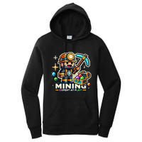 Mining Expert At Play! Pixelated Miner Women's Pullover Hoodie