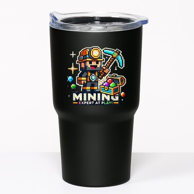 Mining Expert At Play! Pixelated Miner Tumbler