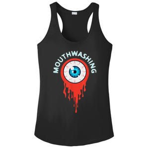 Mouthwashing Eye Art For Horror Fans Ladies PosiCharge Competitor Racerback Tank