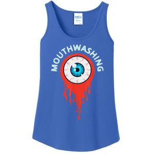 Mouthwashing Eye Art For Horror Fans Ladies Essential Tank