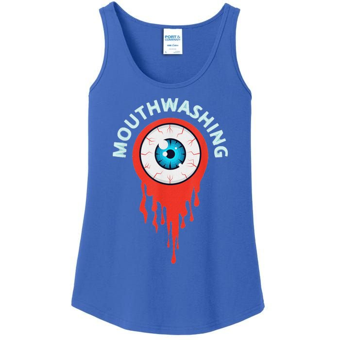 Mouthwashing Eye Art For Horror Fans Ladies Essential Tank