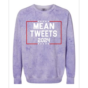 Mean Tweets 2024 Colorblast Crewneck Sweatshirt