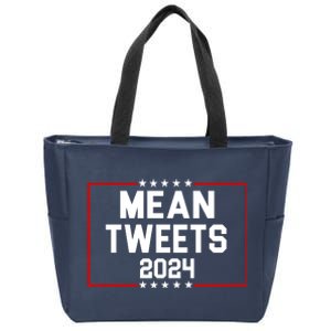 Mean Tweets 2024 Zip Tote Bag