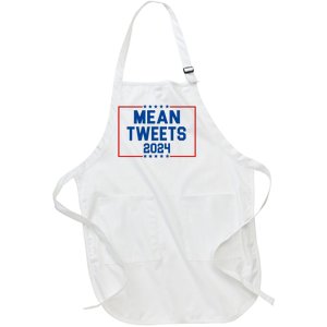 Mean Tweets 2024 Full-Length Apron With Pockets