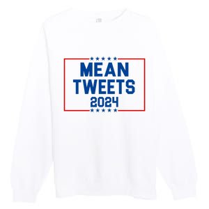 Mean Tweets 2024 Premium Crewneck Sweatshirt