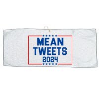 Mean Tweets 2024 Large Microfiber Waffle Golf Towel