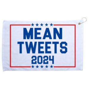 Mean Tweets 2024 Grommeted Golf Towel