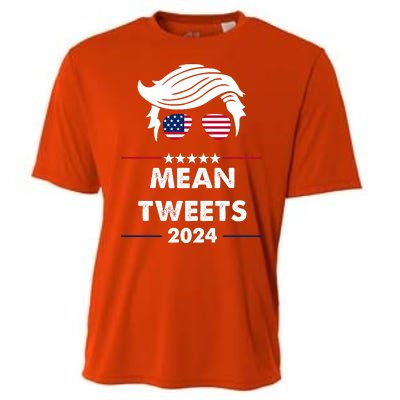 Mean Tweets 2024 Pro Trump Cooling Performance Crew T-Shirt