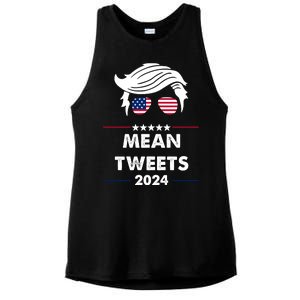 Mean Tweets 2024 Pro Trump Ladies PosiCharge Tri-Blend Wicking Tank