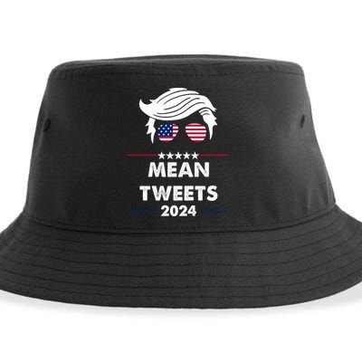 Mean Tweets 2024 Pro Trump Sustainable Bucket Hat