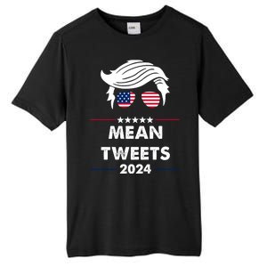 Mean Tweets 2024 Pro Trump Tall Fusion ChromaSoft Performance T-Shirt