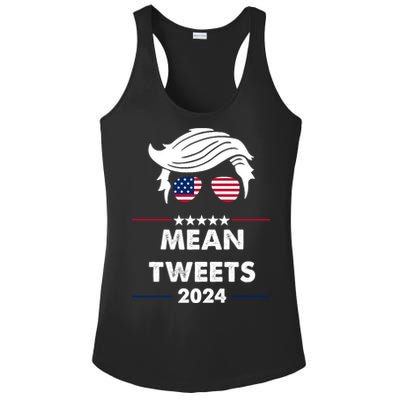 Mean Tweets 2024 Pro Trump Ladies PosiCharge Competitor Racerback Tank