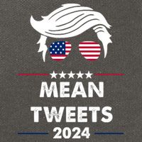 Mean Tweets 2024 Pro Trump Cotton Canvas Backpack